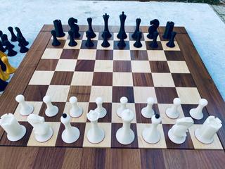 A custom virtual chess piece set
